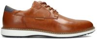 PS Poelman Atos veterschoenen cognac leer