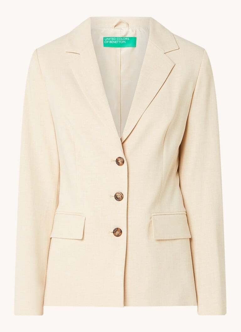 Benetton Benetton Blazer met klepzakken