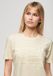 Superdry - Dames T-shirt met reliëfopdruk en relaxte pasvorm - Katoen - Korte mouw - Ronde hals - Effen - Rice White