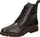 Sioux Meredith-733-WF-H Enkellaarsjes Dames Zwart Leer