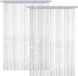 Markenlos Shenzhen Haorui Industrial Technology Co., Ltd. Vliegengordijn draadgordijn glittergordijn - Set van 2 - 100 x 200 cm