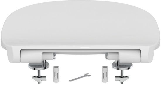 Ideal Standard Connect Closetzitting E772401 - Soft-close - RVS - Wit