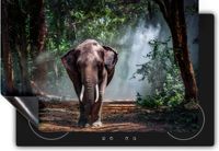 Chefcare Inductie Beschermer Olifant in het Bos - 77x59 cm - Multicolor