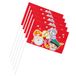 Boland Sinterklaas Voordeelpakket 50x Zwaaivlaggetjes Sint en Piet 40 cm