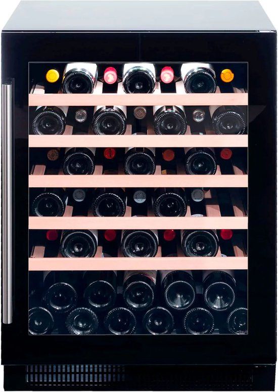 Dunavox DAUF-46.138B - Wijnklimaatkast - 46 flessen - Zwart