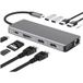 Station d'accueil universel 12 ports (Gigabit Ethernet) Gris argenté