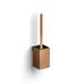 Clou Fold porte-brosse WC - 35,5 cm de haut - fixation murale - PVD - bronze brossé CL/09.04041.83