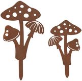 Maximex Tuinsteker Paddenstoelen, set van 2