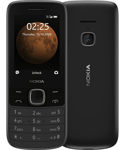 Nokia 225 4G 32 GB / zwart / (dualsim)