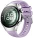 By Qubix - Siliconen bandje 'True Fit' - Paars - geschikt voor Huawei Watch 5 - 46mm
