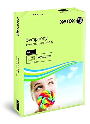 Xerox Symphony Gekleurd Papier Multifunctioneel Ream-Verpakt 80gsm A4 Groen Ref 003R93965 [500 Vellen]