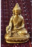 BERK Ratnasambhava Boeddha messing 7,5 cm