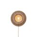 GOOD & MOJO - Lampe murale avec câble d'alimentation Barbados - Marron - Fer