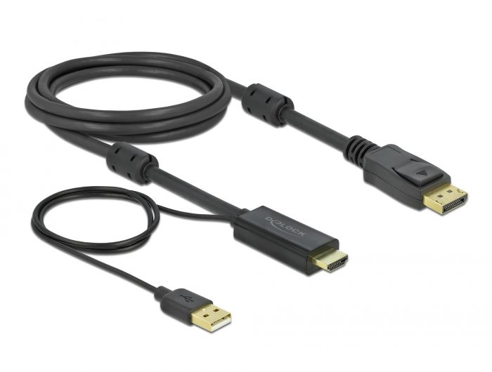 DeLOCK 85964 - HDMI Kabel - 2m - 4K - 3D