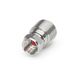 Sonero F-stekker voor satellietkabel, antennekabel, coaxkabel met diameter 7,0-7,5 mm, eenvoudige zelf-confectionering, chroom, set van 2