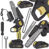 John Gardener Draadloze kettingzaag - 21V - Compact en krachtig - Inclusief 2 batterijen