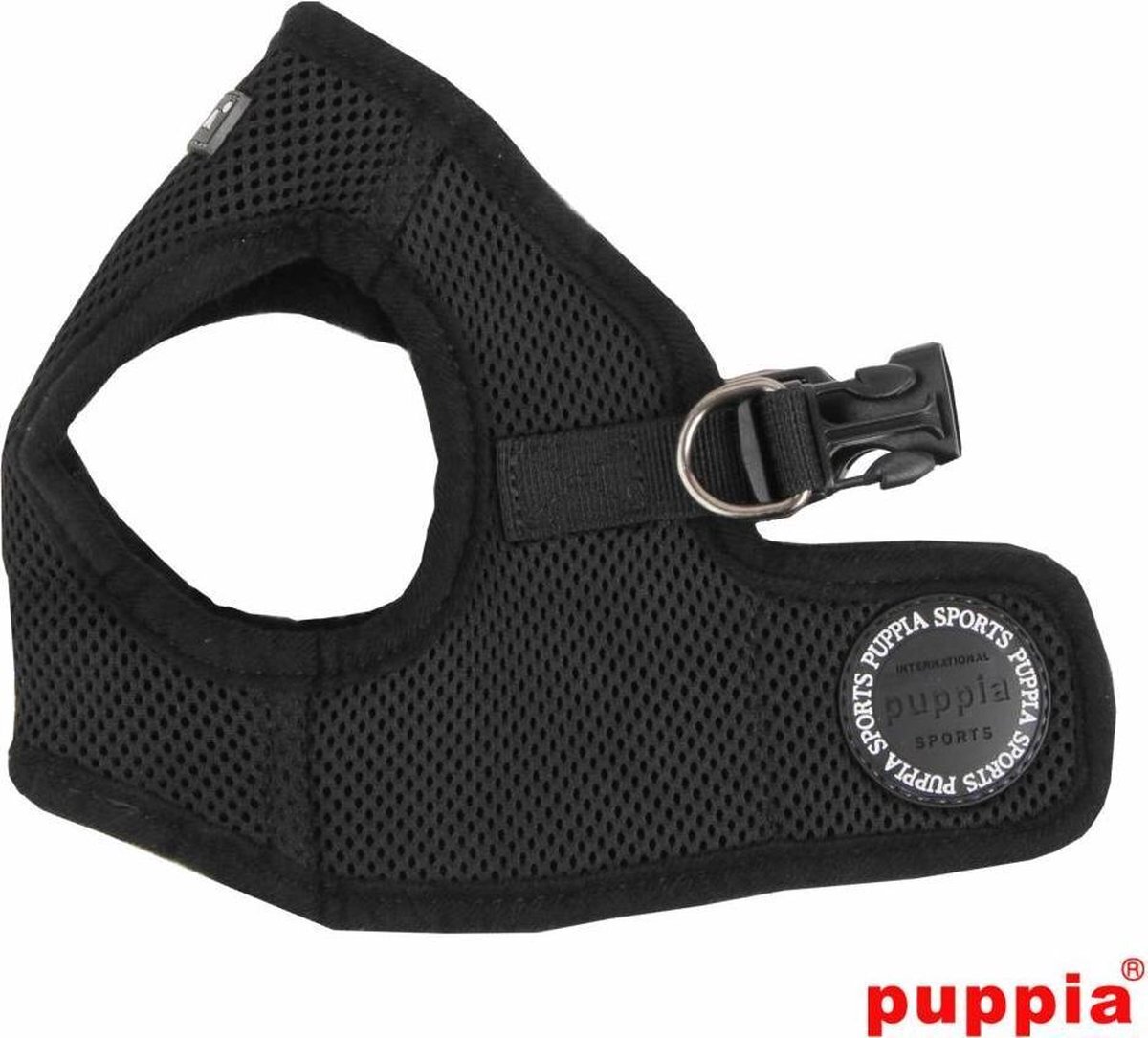 Puppia Soft vest Hondentuigje - XL - Zwart zwart