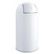 Helit H2401405 Afvalcontainer Rond Roestvrijstaal Wit 50L