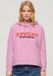 Superdry Sportwear Logo Boxy hoodie Dames Hyper Lavender