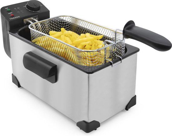Tomado TDF3001S - Frituurpan - 3 liter - Koude zone - RVS