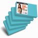OFITURIA Flashcards A6 blauw gestreept 100 stuks leerkaarten