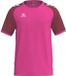 Erima Wings Shirt Korte Mouw Heren - Pink Glo / Bordeaux | Maat: XL