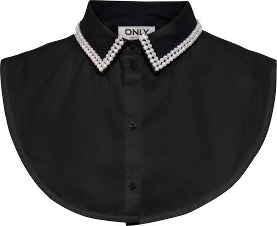 ONLY CARMAKOMA CARLISA PEARL COLLAR WVN ACC - Meisjes - Hoofddeksels - Katoen - Zwart - ONE SIZE