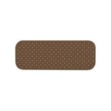 MSV Antislip Badmat – Douchemat voor Bad en Douche – Badkamermat met Afvoergat – Antislipmat voor Kinderen en Volwassenen – Bruin