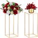 Azomor® Set van 2 Goudkleurige Bloemstukken Standaards voor Bruiloften en Feestdecoratie