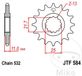JT Sprockets JTF584.17 17T Steel Front Sprocket
