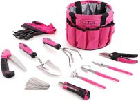 SIXTOL Garden PINK 10 tuingereedschapsset