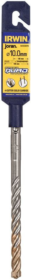 Irwin SDS-plus Betonboor 4C Quad 10x160mm