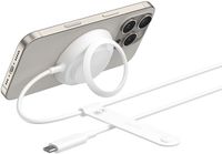 Belkin WIA014hqWH Hoofdtelefoons, Smartphone Wit USB Draadloos opladen Snel opladen Binnen