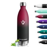 Thermosfles 1 liter dubbelwandig roestvrij staal BPA-vrij lekvrij voor school, kinderen, volwassenen, sport