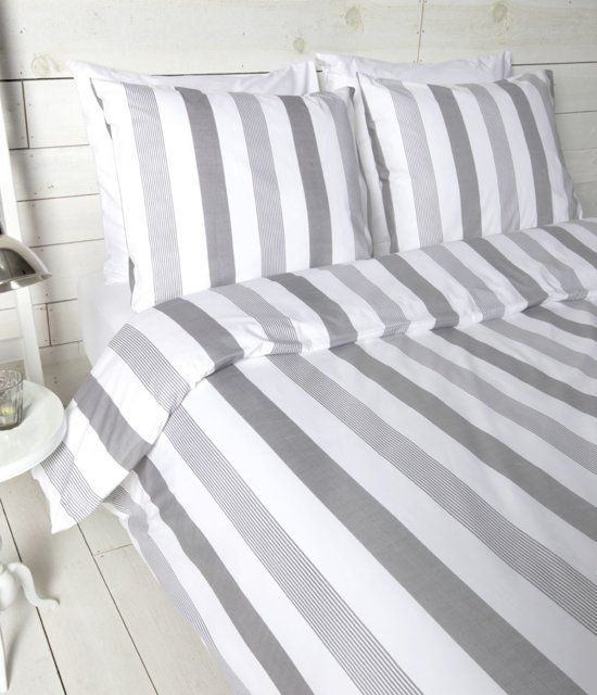 Papillon Porto dekbedovertrek 200x200/220 - Grijs - Tweepersoons