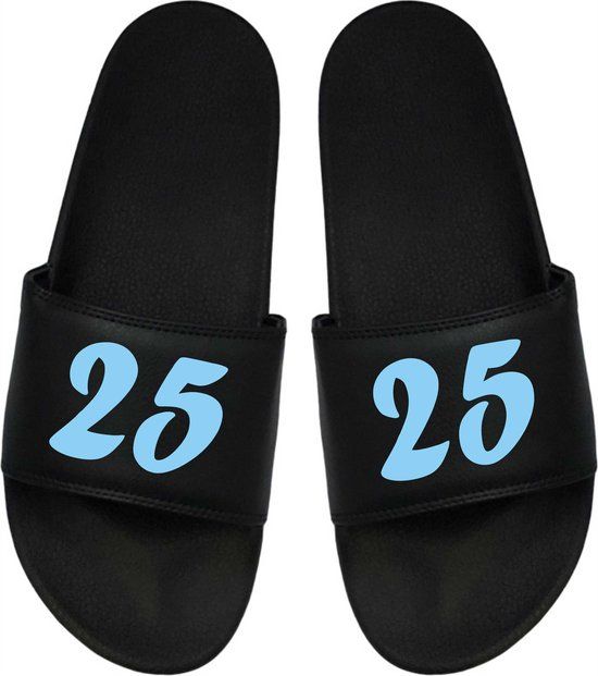 Slepr Badslippers - Zwart - Maat 47