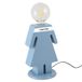 Pantone by Homemania 7002-5024-KZPN Homemania tafellamp, nachtkastje, blauw, wit, zwart, hout, 15 x 16 x 26 cm, 1 x E27, max. 100 W