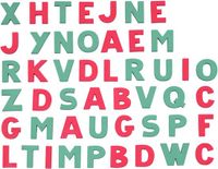 Smoby magnetische letters speelgoed set - 48 stuks educatief