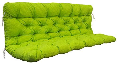 Chicreat Bankkussen met rugdeel 150x98x8 cm Groen/geel