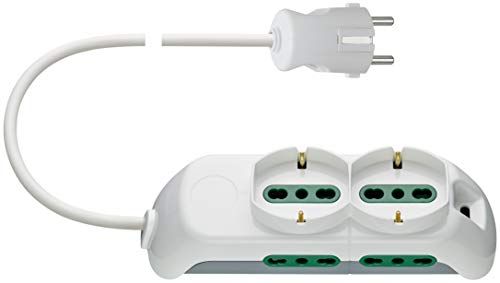 Vimar FP00520.CK.B mobiele stekkerdoos - 4 uitgangen - 1,5 m kabel