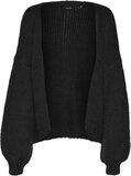 VERO MODA - VMMAYBE LS OPEN CARDIGAN NOOS - Black - Size S