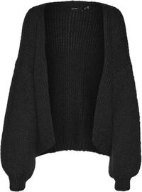 VERO MODA - VMMAYBE LS OPEN CARDIGAN NOOS - Black - Size S