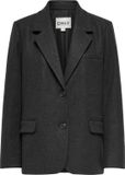 ONLY ONLMAIKA L/S OVS BLAZER TLR OX Dames Blazers Dark Grey Melange L