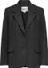 ONLY ONLMAIKA L/S OVS BLAZER TLR OX Dames Blazers Dark Grey Melange L