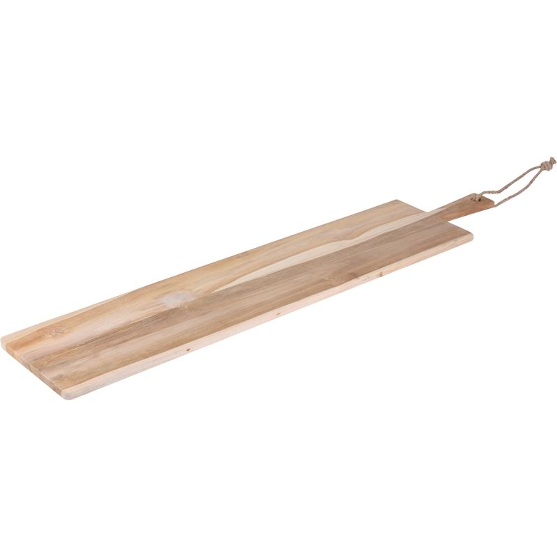 HOME & Styling collection Serveerplateau Teak Met Grip - Hout - 8719987334320