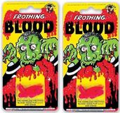 Haza 16x stuks horror kunstbloed capsules - voor in de mond - Nepbloed - Halloween verkleedaccessoires - Blood