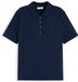 Tommy Hilfiger Dames Regular Fit Polo Korte Mouw Katoenmix Blauw S