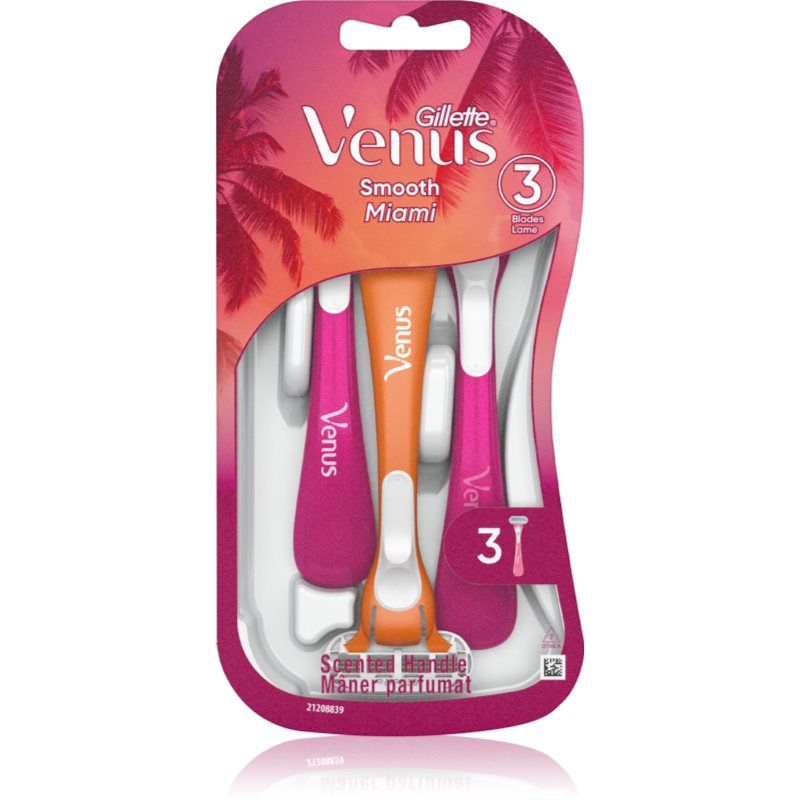 Gillette Venus Optic, Nat scheermes, Venus Gill. Venus Miami Vibes - 6 Count