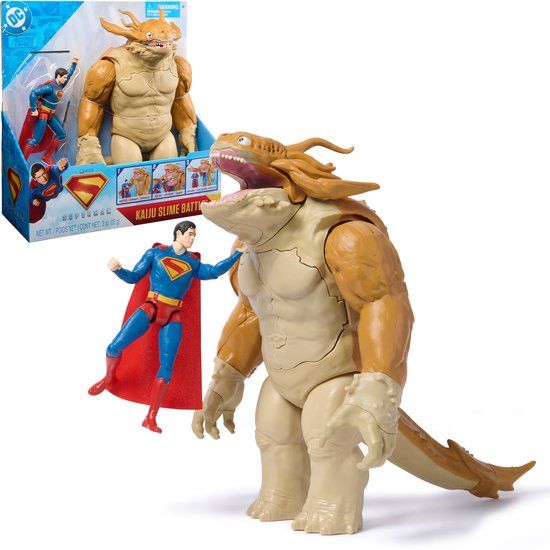 DC Comics Superman Vs. Kaiju Slime Battle Actiefiguur met GiantKids-speelset