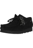 CLARKS Wallabee GTX lage sneakers heren zwart leer waterdicht